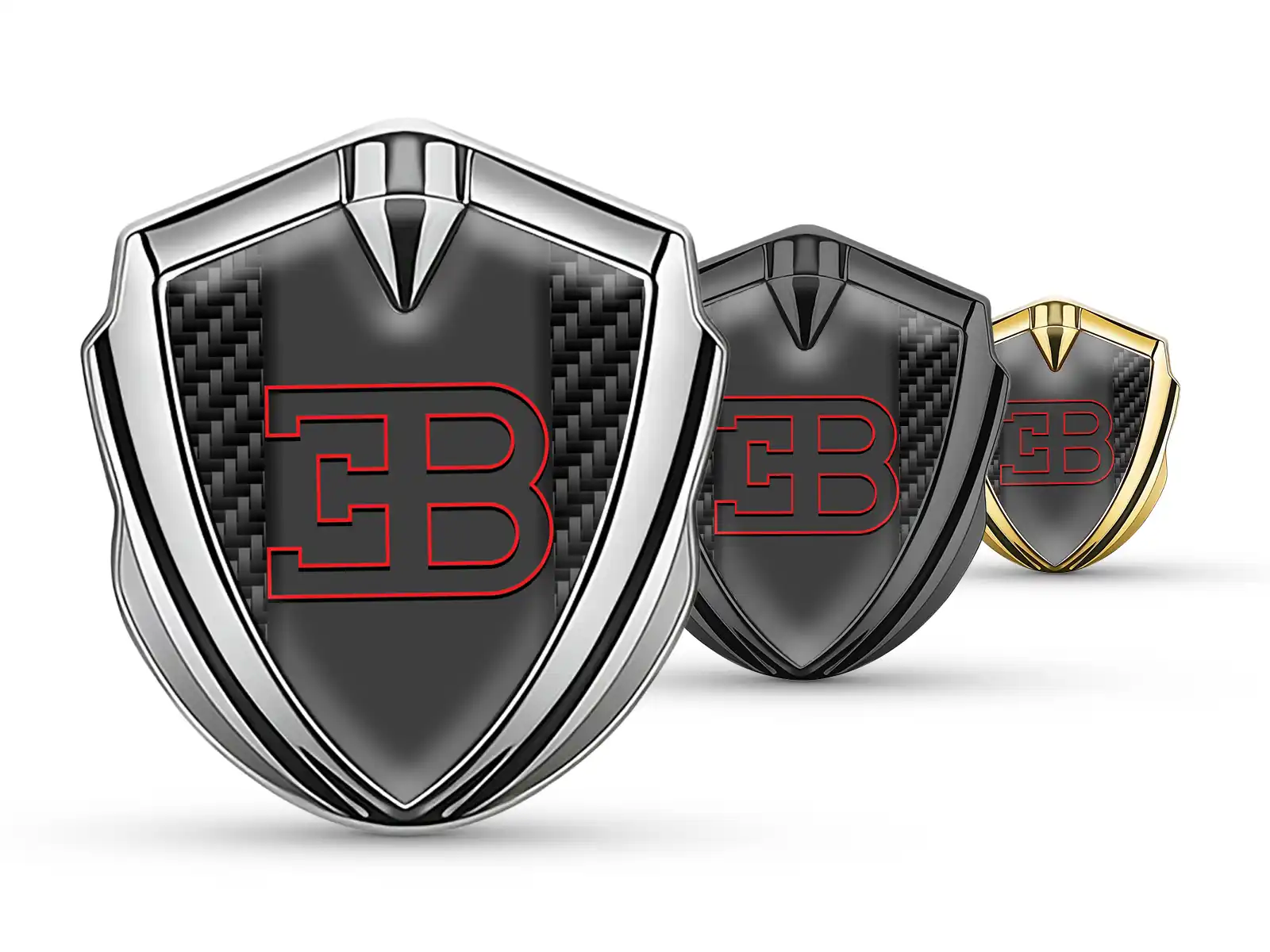 Bugatti Emblem Auto Abzeichen Luxus Finish Legierung Design